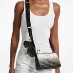Michael Kors  Black and White Woven Bag Trio Photo 2