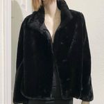 Coffee Shop New York Black Faux Fur Fuzzy Soft Coat Size XL NWT Photo 0