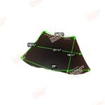 H&M Black Pleated Mini Skirt Gold Chain Hardware S Photo 5