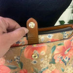 Patricia Nash  Alyssa Italian Floral leather  crossbody shoulder bag. Photo 2