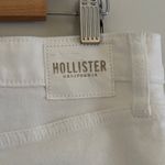 Hollister NWT  White Distressed Ultra High Rise Dad Jeans Sz 33  Photo 6