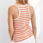 Aerie NWOT!  Stripe Boyfriend Scoop Waffle Knit Racerback Tank Photo 1