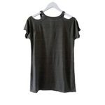 Chaser  Revolve Olive Cold Shoulder Deconstructed Sleeves Festival Bohemian Top M Photo 5