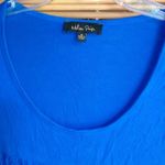 Melissa Paige  S Y2K Rock Girl Blue Fringe Top Photo 3