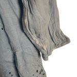 Area Stars Eyelet Trim Light Blue Long Sleeve Square Neck Dress Size Medium Photo 12