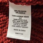 Wonderly  womens medium long sleeve cowl neck pullover sweater gourmet red new Photo 6