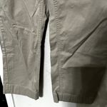 Loft Ann Taylor Khaki Crop pants women's sz 8 beige ankle chinos stretch Photo 2