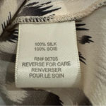 Rebecca Taylor  Silk‎ Ruffle Ivory Leopard Animal Print Blouse Size 4 Photo 1