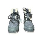 Sorel NWT Women's Winter Boots Grey Wool Waterproof Insulated Cozy Snow Size 6 Photo 4
