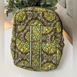 Vera Bradley Green Floral Birds and Vines Quilted book bag backpack Photo 0
