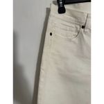 Lucky Brand  White Sofia Capri Cropped Jeans Pants Photo 3