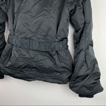 Y2K GANT Collection Womens Coat High Zip Neck Balloon Sleeves Black Sz Large Photo 9