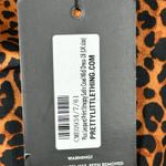 Pretty Little Thing NWT Midi Dress Womens 12 Brown Leopard Satin Cowl Neck Sexy Photo 5