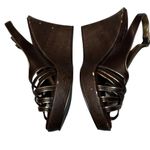 Steve Madden  Rule Wedge Brown Sandals Size 10 Photo 7