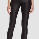 Helmut Lang  Coated Black Skinny Jean Photo 0