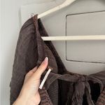 Free People  Brown Easy To Love Mini Dress L Photo 7