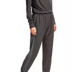 Terez  Metallic-Knit Wrap Jumpsuit Silver Shimmer Waffle XS Made in USA Chic NWT Photo 13