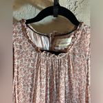 Anthropologie  Blush Pink Floral Dress cottagecore
Feminine flowy summer party Photo 4