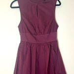 We Wore What  Keyhole Midi Dress in Eggplant size Small NWT Photo 6
