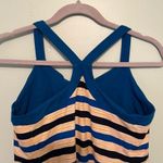 Patagonia  Tank Striped Athletic Performance Racerback Tank Sz M EUC Blue Gold Photo 5