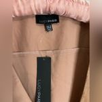 Lucy Paris  Women's V Neck Velvet Ella Wrap Top Mauve Size Small NWT Photo 1