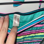 Arizona Jeans Colorful Bikini‎ Striped Full Coverage Two Piece Swimsuit Photo 4