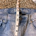 DG2 Denim Jeans Size 10‎ Floral Embroidered Pants Cropped Blue Photo 5