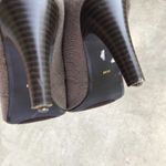 Gorgeous Ann Marino Bow Top Heels Gray Size 6.5 Photo 7