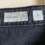 VERO MODA Black High Waist Denim Mom Shorts Photo 4
