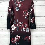 White House | Black Market NWT WHBM Ultimate Reversible Floral/Solid V-Neck Shift Dress Size XXS Photo 6