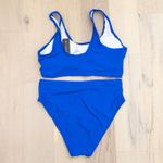 Tempt Me Womens Bikini Set Size L Blue Two Piece High Waist Sporty Coastal Beach Photo 2