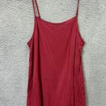 Anthropologie slip dress womens large red Sleeveless Glam boho chic y2k style Photo 0