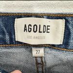AGOLDE Size 27 Jeans Nico High Rise Slim Fit Dark Wash Fixation Casual Classic Photo 3