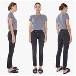 Mother The Mid Rise Dazzler Ankle Jeans in Deep End Wash Black Denim sz. 27 Photo 1