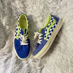 Vans Cool color combo old skool sk8 low Blue and Green Checkered Shoes sneakers Photo 1