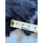 Raw Hem Shorts Women Medium Black Distressed Stretch Travel Grunge Punk Concert Photo 6