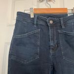 Free People We The Free Ivy Mid Rise Released Hem Skinny Jeans in Color Seal Blue | Size 27 Photo 2