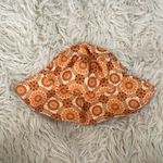Reversible Floral Orange bucket Sun Hat Photo 1