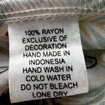 Skemo Dress Beaded Embroidery Allover Print Drop Waist Boho Hippie Scoop Large Photo 4