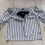 J.Crew Mercantile Striped Elastic Blouse Sz Medium Photo 0
