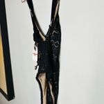 Free People NWT Thank You Never Black Lace One Piece Bodysuit Size Extra Small Photo 3