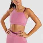 Gymshark Asymmetric Sports Bra Dusty Pink Photo 0