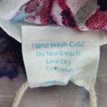 Kitara Purple and White Floral Print Wrap Scarf with Tassels NWT One Size Photo 5