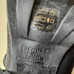 Schutz  Zhara Winter Bootie Womens 8.5 Black Lace Up Chunky Combat Boots Urban Photo 10