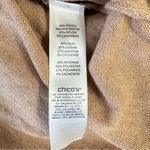 Chico's Chico’s Tan Touch of Cashmere Super Soft Boat Neck 3/4 Dolman Sleeve Sweater 1/M Photo 8