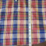 J CREW Womens Button down Shirt Sz Medium Boy fit Plaid Preppy Bohemian Western Photo 12
