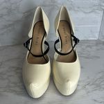 Gianni Bini Giani Bini Patent Leather Black Platform Ankle Strap Heels 9.5M Barbie bratz Photo 2