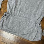 Stefanel 100% Cashmere Side Tie Sweater, Relaxed Fit, Sz Medium Gray Photo 2