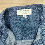 Cloth & Stone  Anthropologie Dress V-Neck Long Sleeve Short Belted size small Photo 4