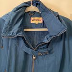 Weiboer Women’s Jacket size shows 56 teal color long 40” bust 50” Photo 1